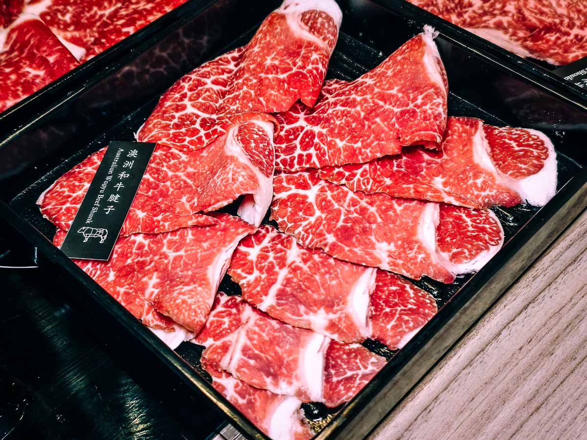 精焱鍋物｜桃園最狂A5日本和牛吃到飽火鍋，狂嗑A5和牛＋天使紅蝦就回本，精焱火鍋，林口火鍋，和牛吃到飽